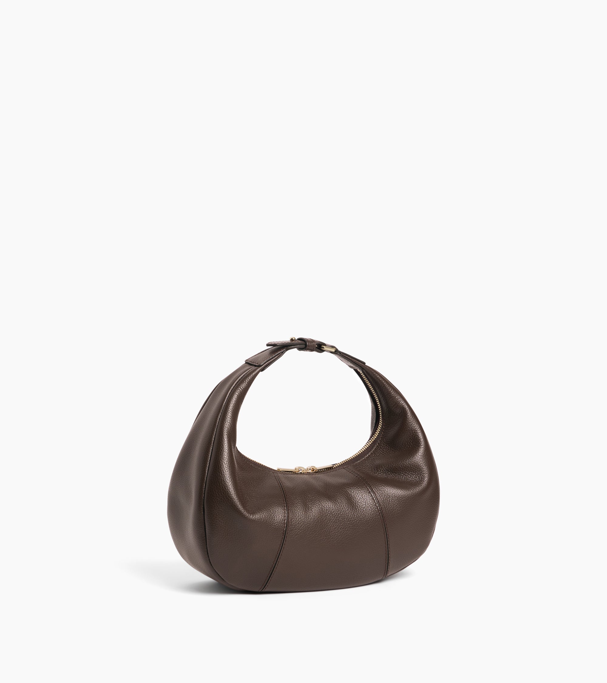 Juliette small hobo bag in grained leather