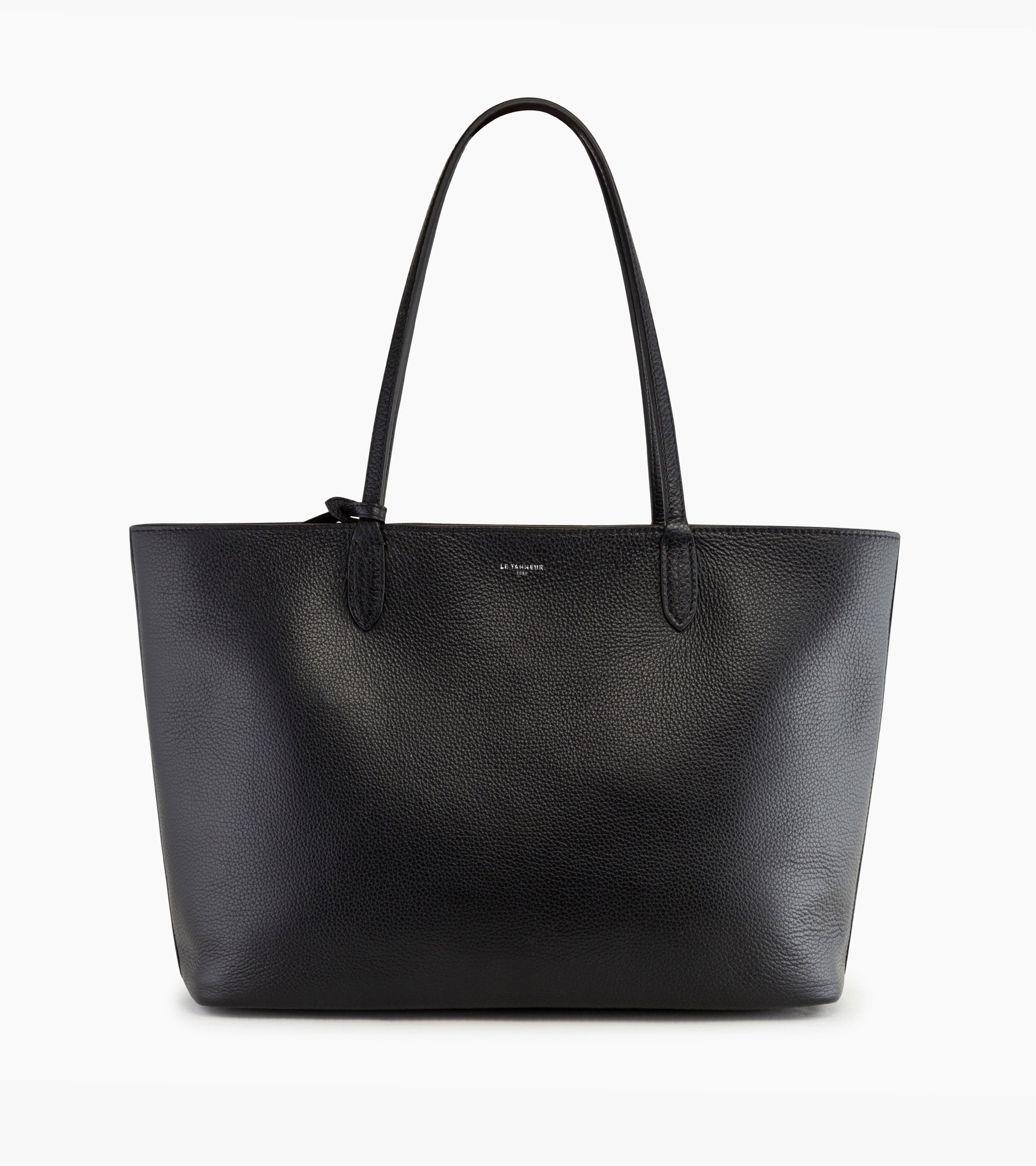 Grand sac cabas Louise en cuir grainé