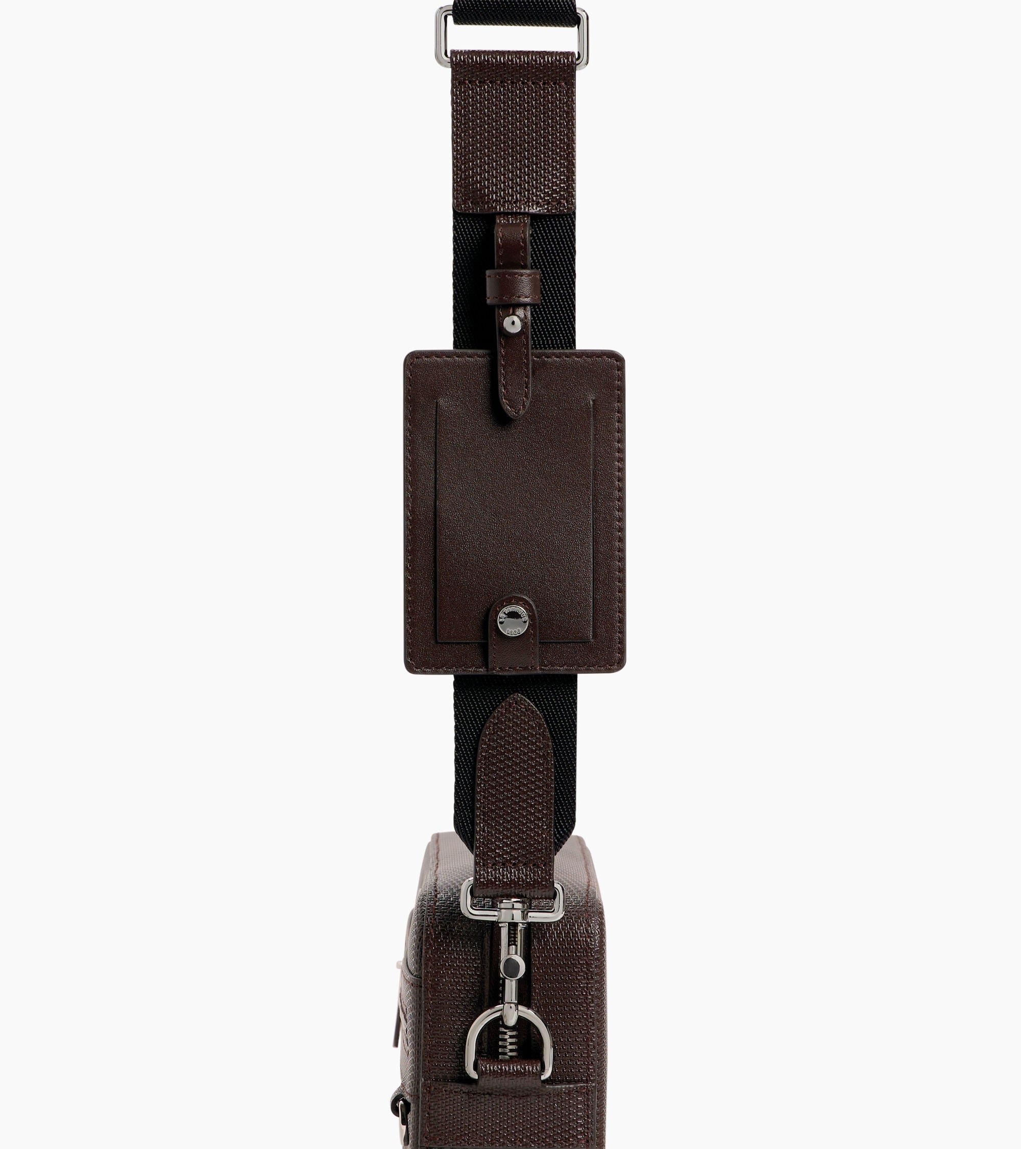 Emile small shoulder bag in T signature leather