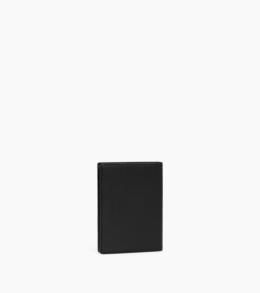 Emile vertical wallet in signature T leather