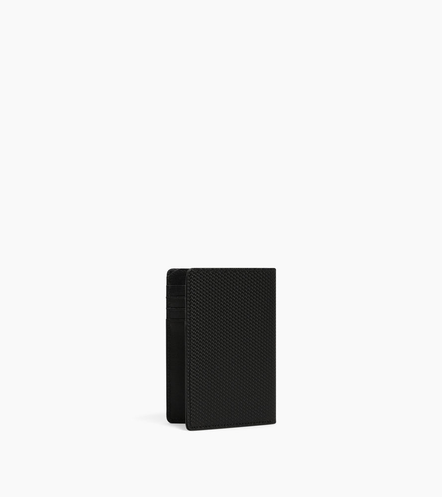 Emile vertical card holder in signature T leather