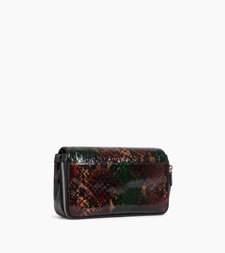 Petit sac bandoulière Simone en cuir effet python