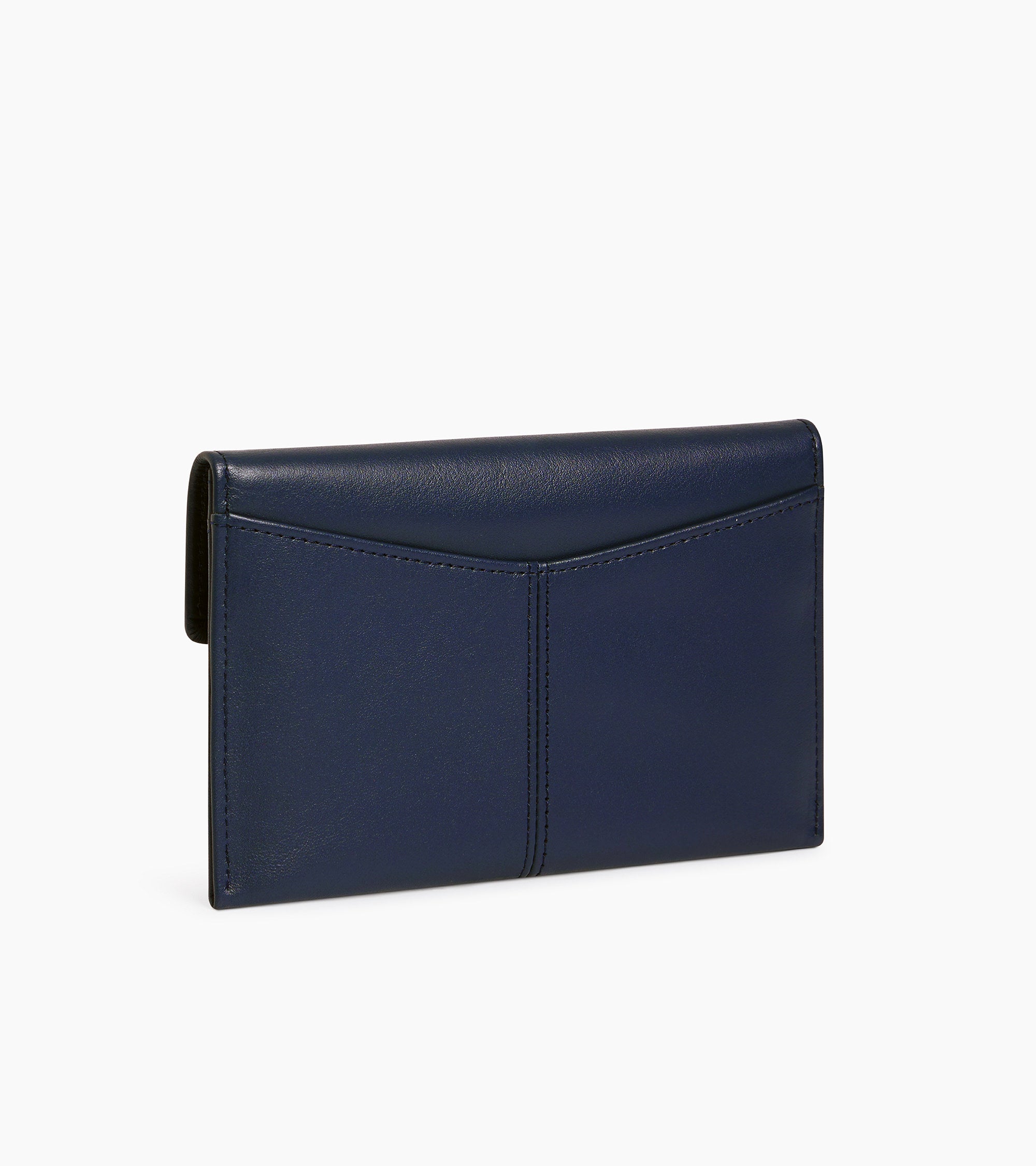 Pochette enveloppe moyen modèle Charlotte en cuir lisse