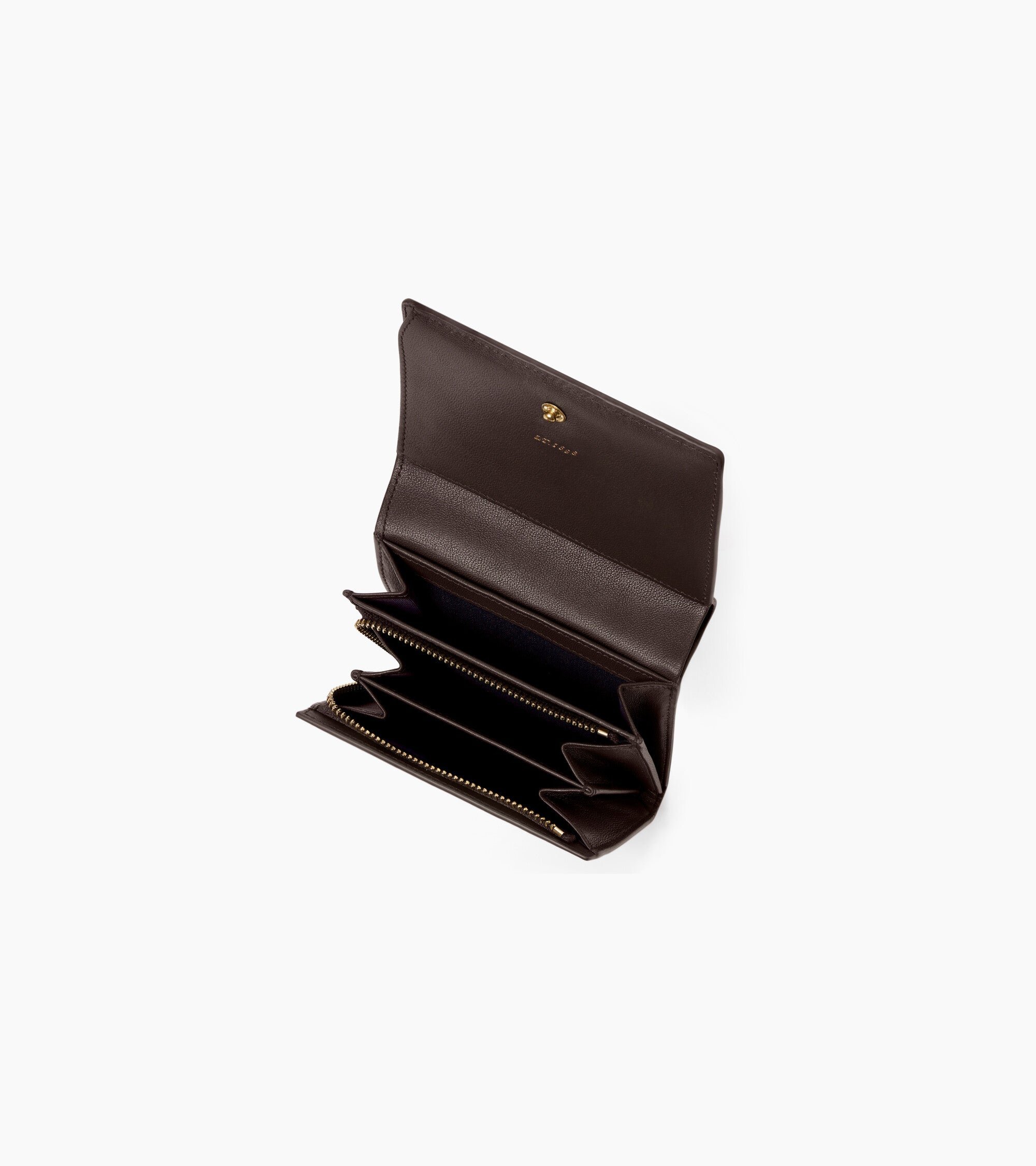 Louison small wallet with flap in smooth leather