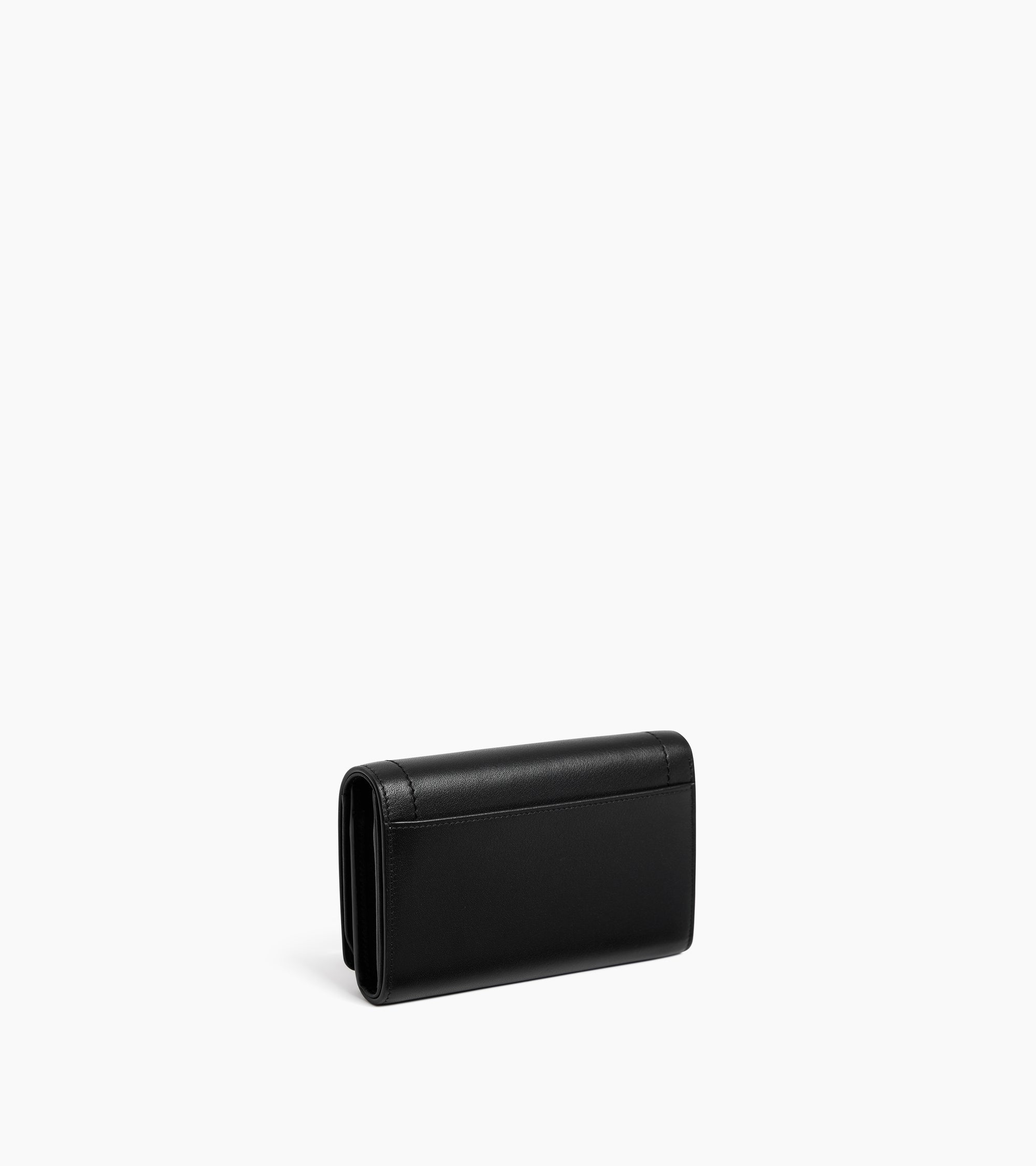Louison medium wallet with flap in smooth leather