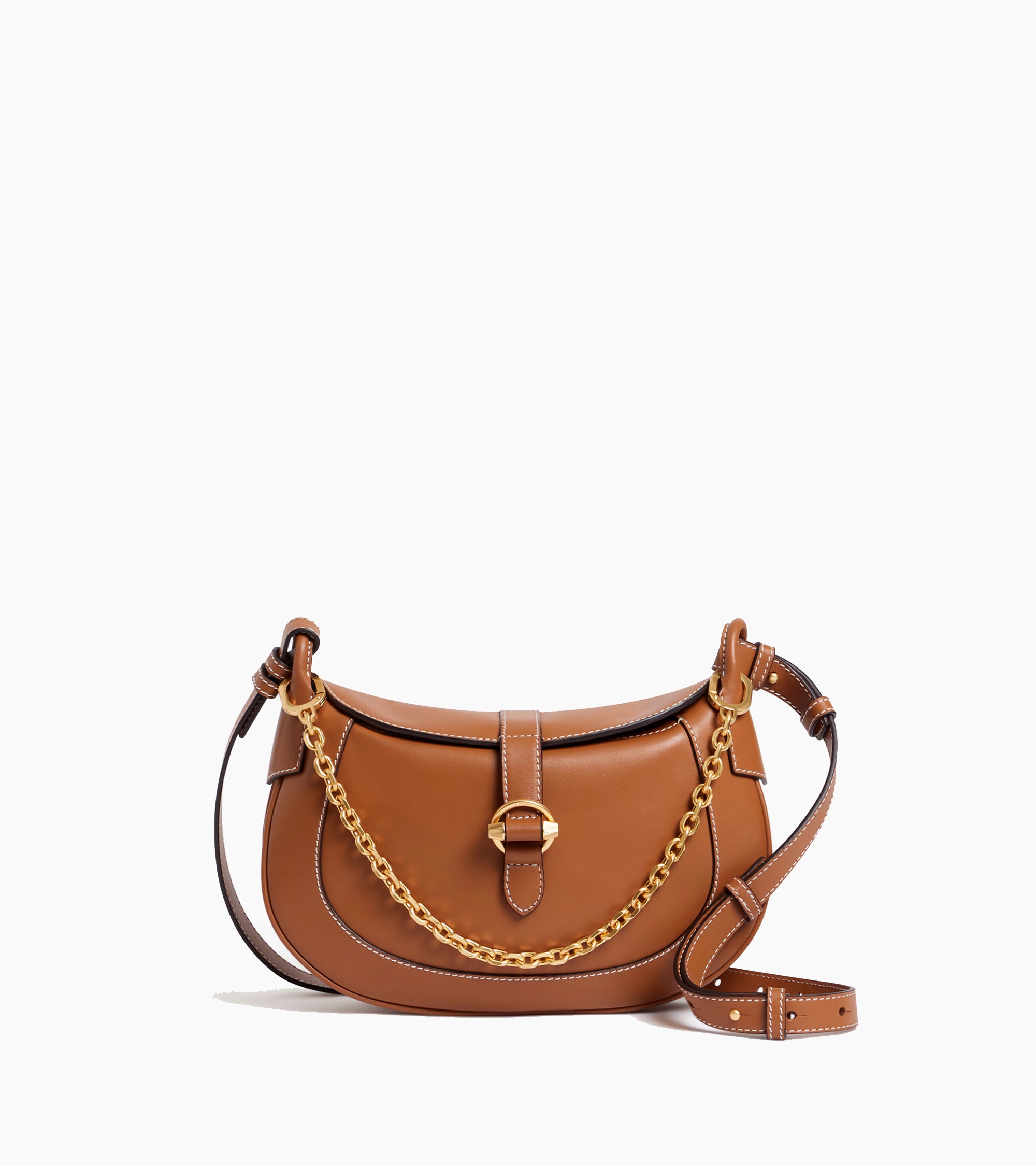 Petit sac bandoulière Pia en cuir lisse