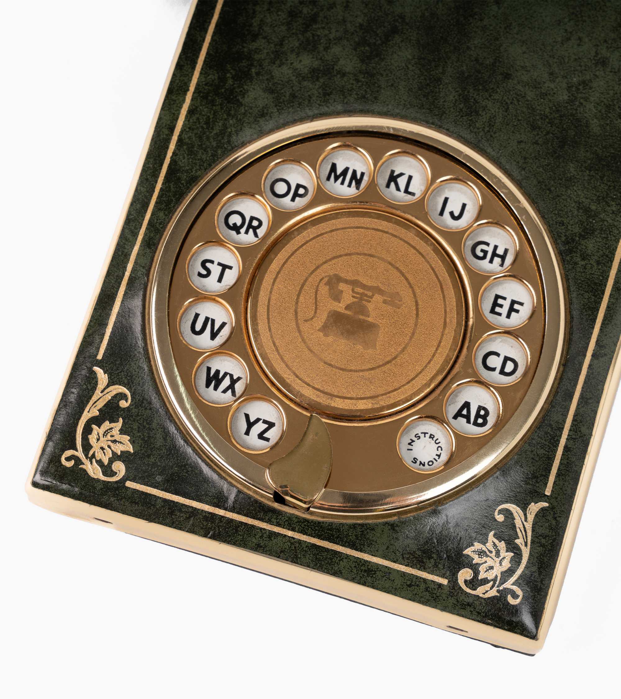 Leather telephone book