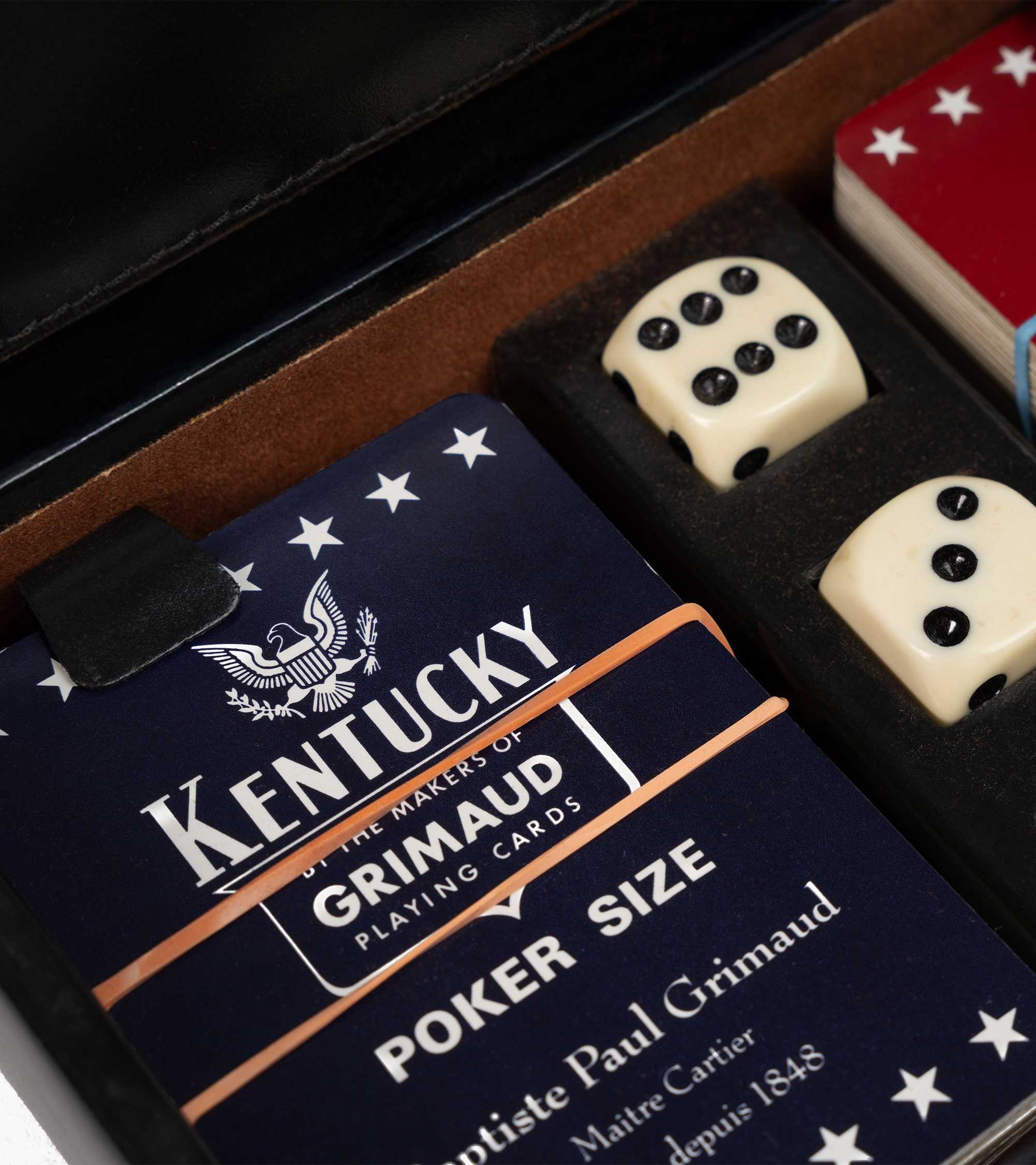 Small leather bridge case