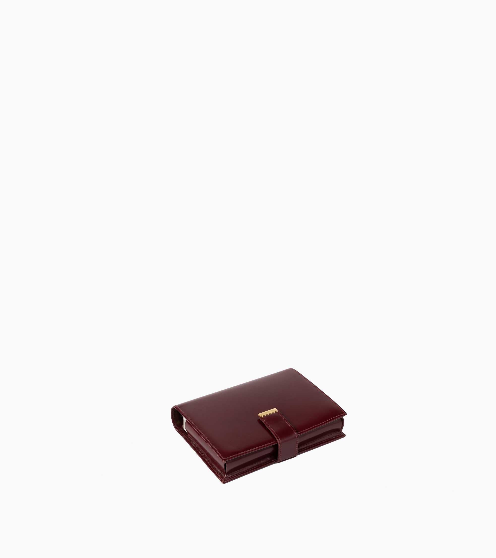 Small leather bridge card case